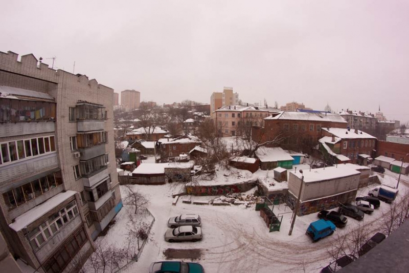 Вид на Курское гетто